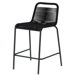 Sitzhocker*Pharao24 Küchenhocker schwarz Zimonetta