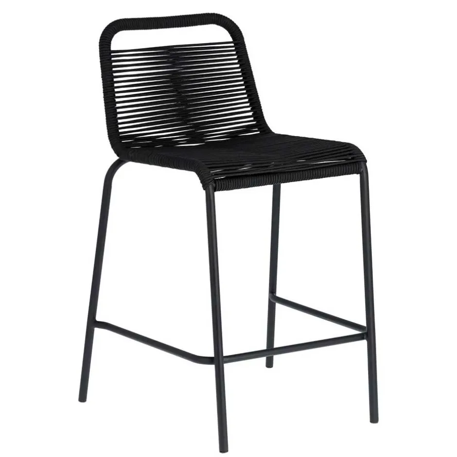 Sitzhocker*Pharao24 Küchenhocker schwarz Zimonetta