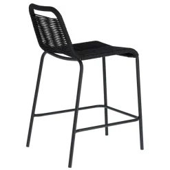 Sitzhocker*Pharao24 Küchenhocker schwarz Zimonetta