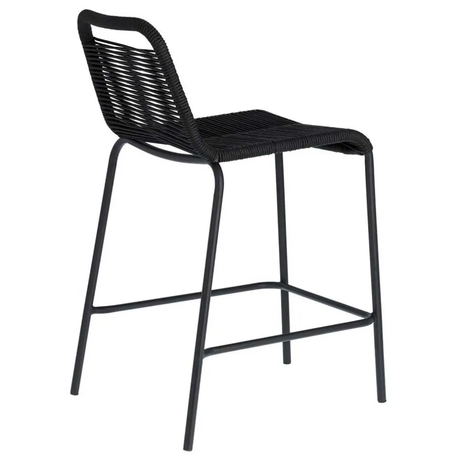 Sitzhocker*Pharao24 Küchenhocker schwarz Zimonetta