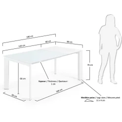 Küchentisch|Glastische*Pharao24 Küchentisch Keopado