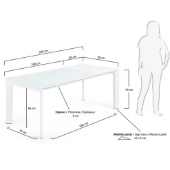 Küchentisch|Glastische*Pharao24 Küchentisch Keopado