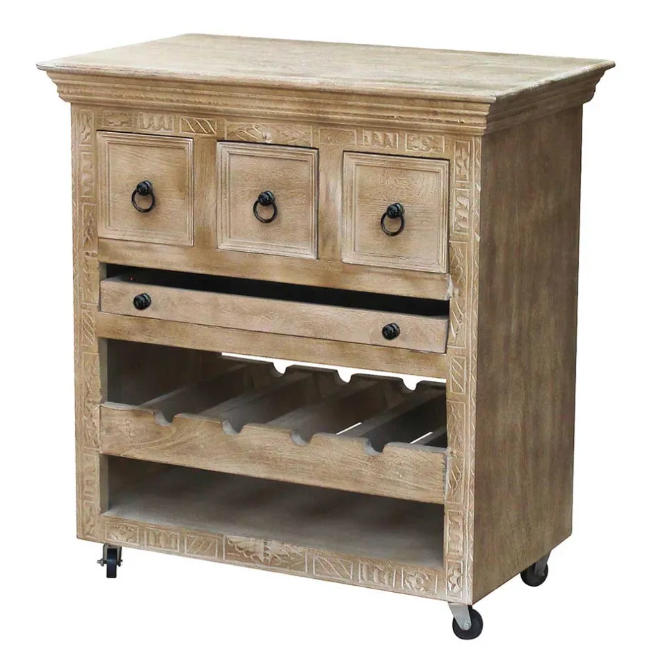 Pharao24 Küchenwagen Emilio> Servierwagen