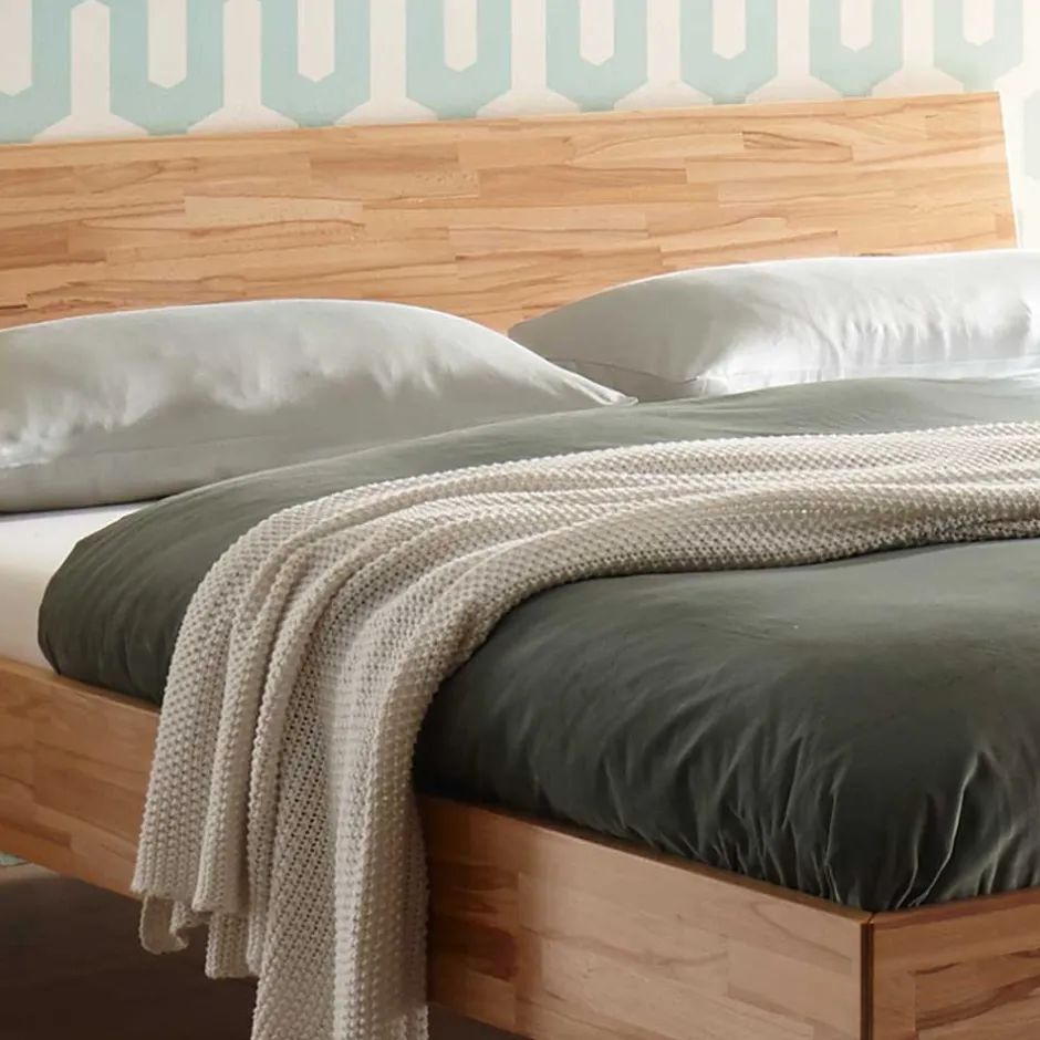 Einzelbetten|Doppelbetten*Pharao24 Kernbuche Bett Piranalcus