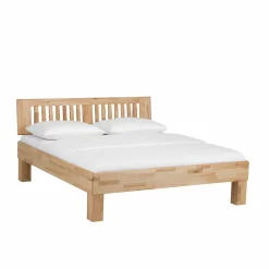 Doppelbetten|Massivholzbetten*Pharao24 Kernbuche Holzbett Betisla