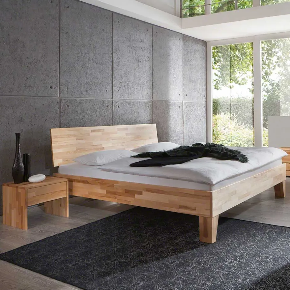 Betten In Übergröße*Pharao24 Kernbuche Holzbett Firadila