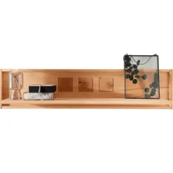 Wohnzimmerschrank|Wohnwand 300 Cm*Pharao24 Kernbuche TV Wohnwand Olmedo