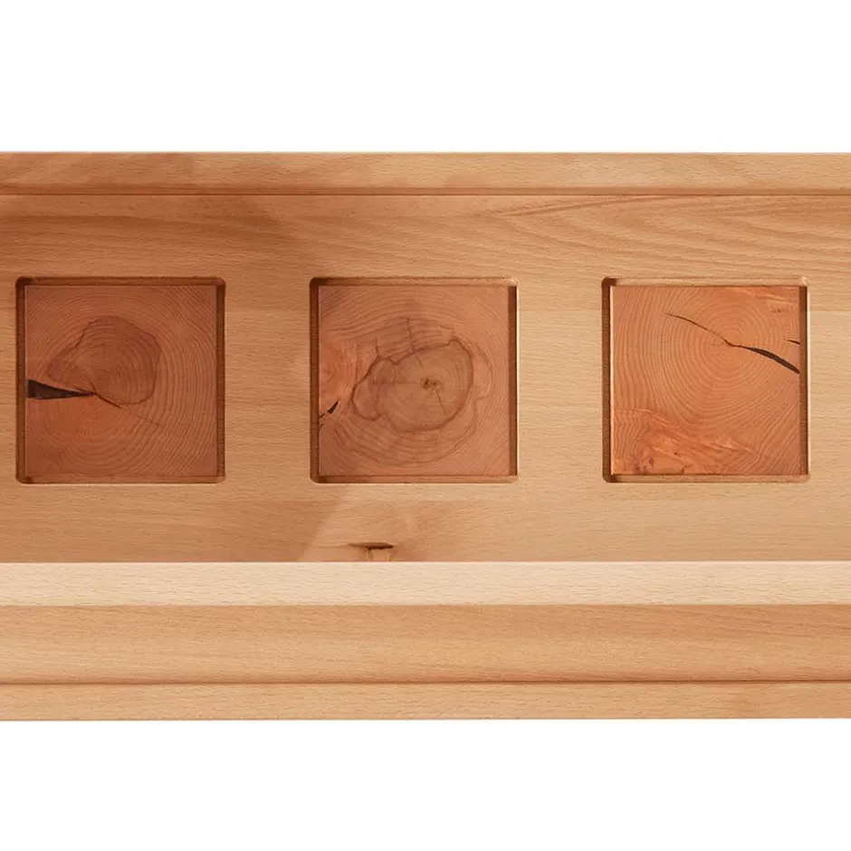 Wohnzimmerschrank|Wohnwand 300 Cm*Pharao24 Kernbuche TV Wohnwand Olmedo