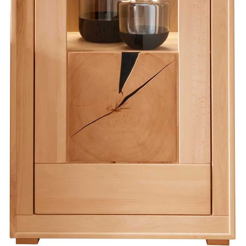 Wohnzimmerschrank|Wohnwand 300 Cm*Pharao24 Kernbuche TV Wohnwand Olmedo