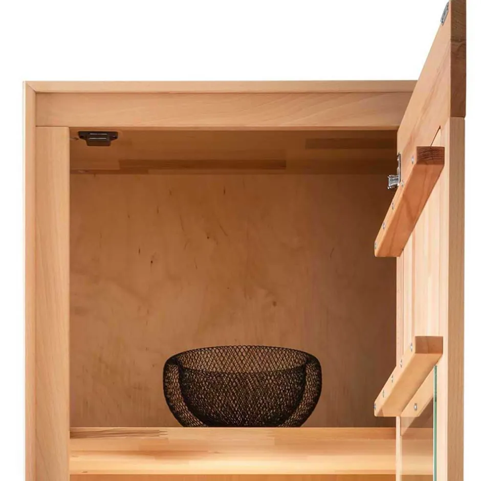 Wohnzimmerschrank|Wohnwand 300 Cm*Pharao24 Kernbuche TV Wohnwand Olmedo