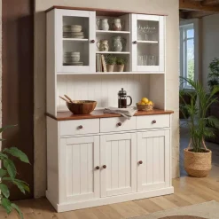 Esszimmerschränke|Anrichten*Pharao24 Kiefer Buffetschrank Linacia