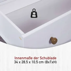 Esszimmerschränke|Anrichten*Pharao24 Kiefer Buffetschrank Linacia