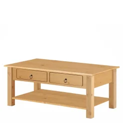 Massivholztische|Wohnzimmertisch*Pharao24 Kiefer Couchtisch Zilandra