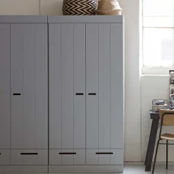 Massivholz Schränke|Drehtürenschränke*Pharao24 Kiefer Kleiderschrank Zara