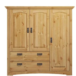 Pharao24 Kiefer massiv Wäscheschrank Delian> Kleiderschränke|Schlafzimmerschränke