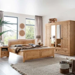 Schlafzimmer Sets*Pharao24 Kiefer Schlafzimmer Crondira