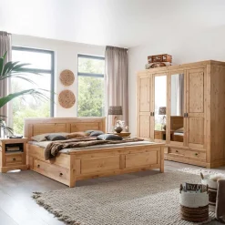 Schlafzimmer Sets*Pharao24 Kiefer Schlafzimmer Crondira