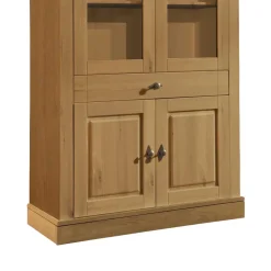 Pharao24 Kiefer Vitrinenschrank Drobeta><noscript><img width=