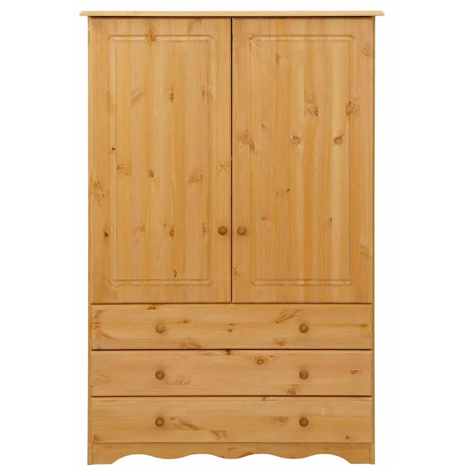 Wäscheschrank*Pharao24 Kiefernschrank Genuria