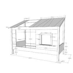 Kinderbetten*Pharao24 Kinder Einzelbett Canarios