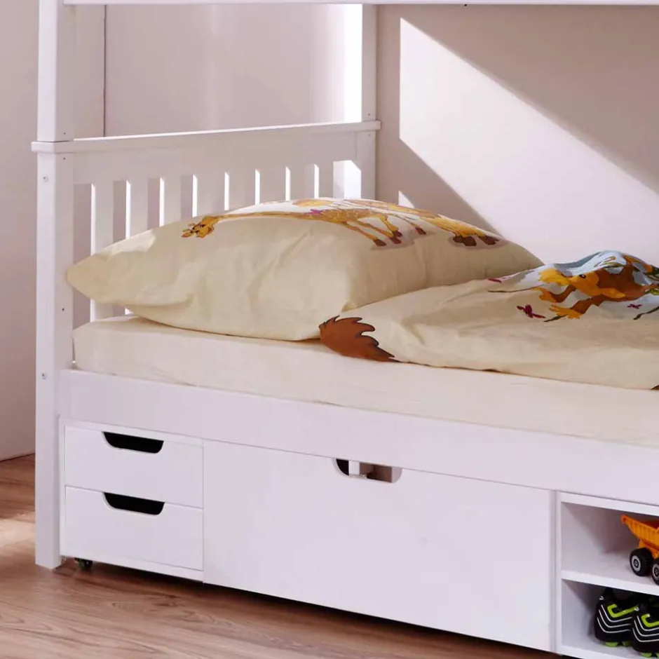 Pharao24 Kinder Etagenbett Atela>Kinder Kinderbetten|Etagenbetten