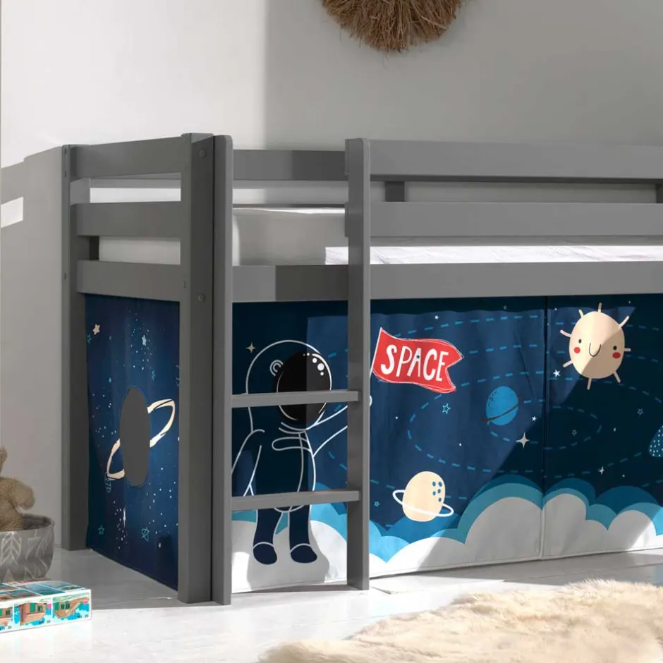 Kinderhochbetten|Kinderbetten*Pharao24 Kinder Halbhochbett Contreros