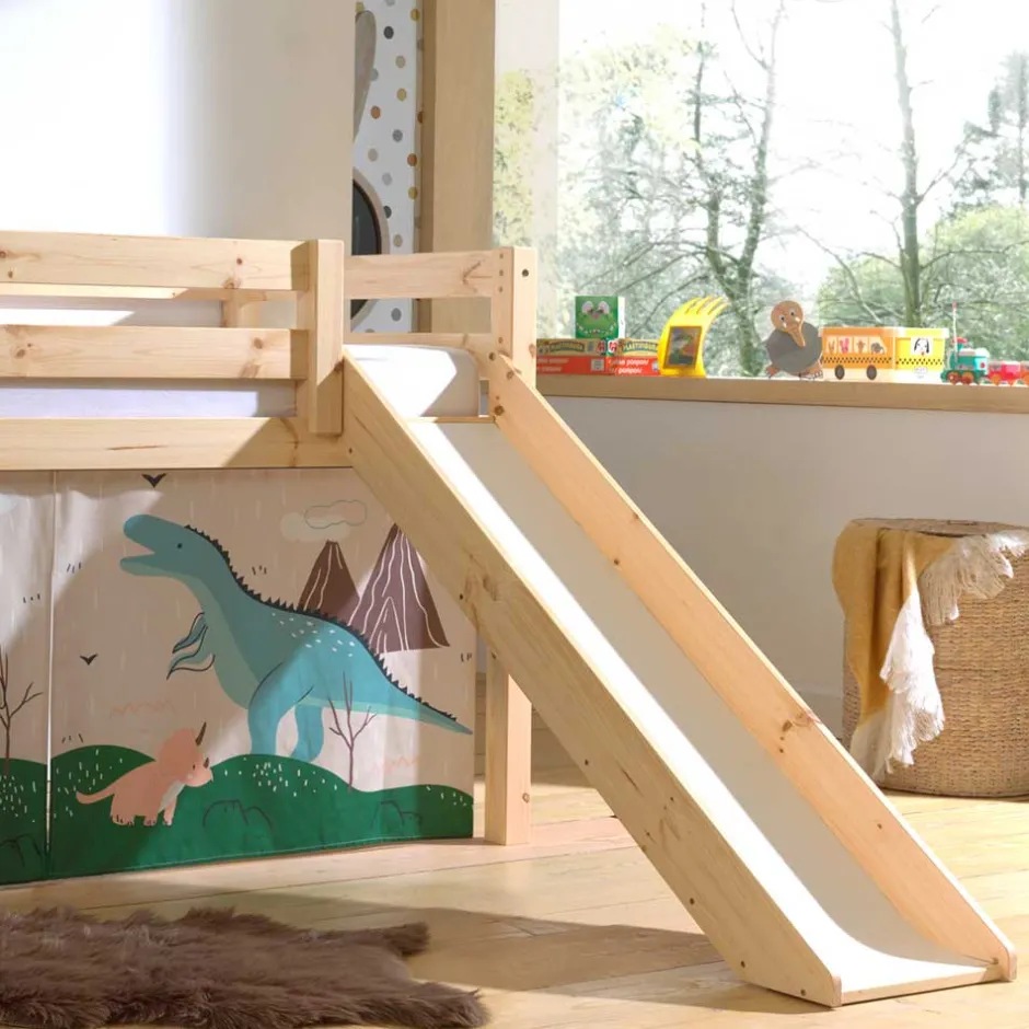 Kinderhochbetten|Kinderbetten*Pharao24 Kinder Halbhochbett Diamantina