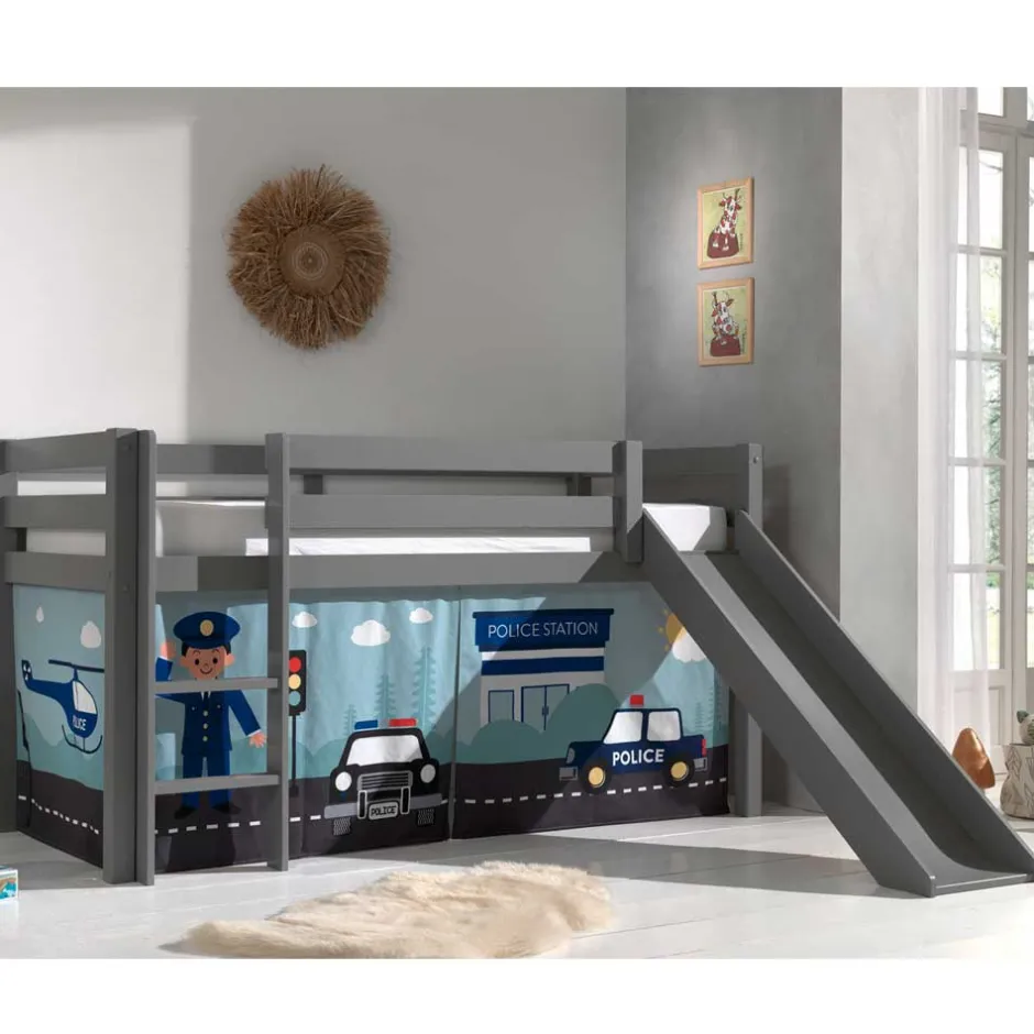 Kinderhochbetten|Kinderbetten*Pharao24 Kinder Halbhochbett Potriwa