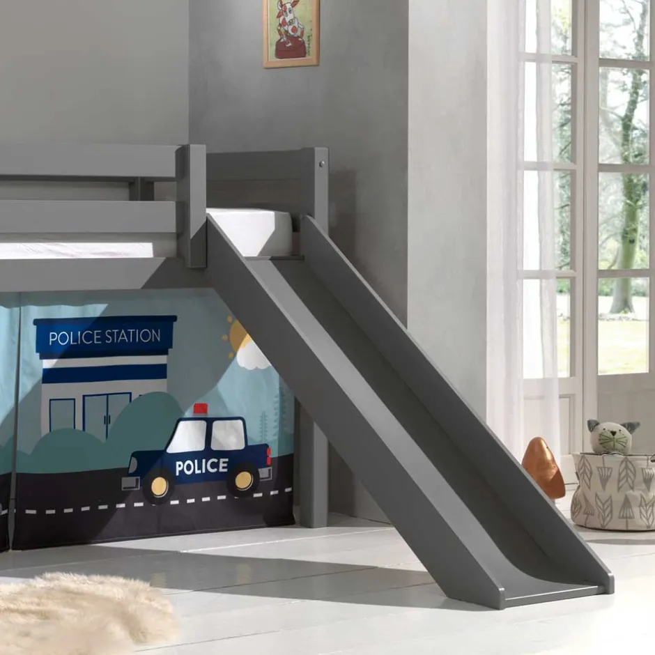 Kinderhochbetten|Kinderbetten*Pharao24 Kinder Halbhochbett Potriwa