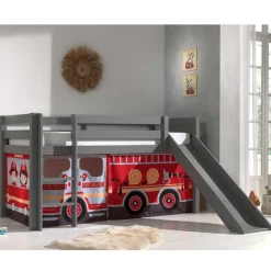 Kinderhochbetten|Kinderbetten*Pharao24 Kinder Halbhochbett Vulino