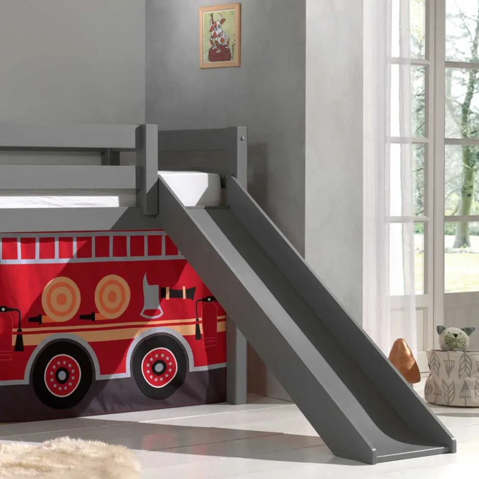 Kinderhochbetten|Kinderbetten*Pharao24 Kinder Halbhochbett Vulino