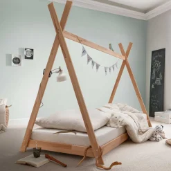 Pharao24 Kinderbett Tipi Form Ake><noscript><img width=