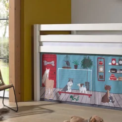 Kinderhochbetten|Kinderbetten*Pharao24 Kinderzimmer Halbhochbett Mint