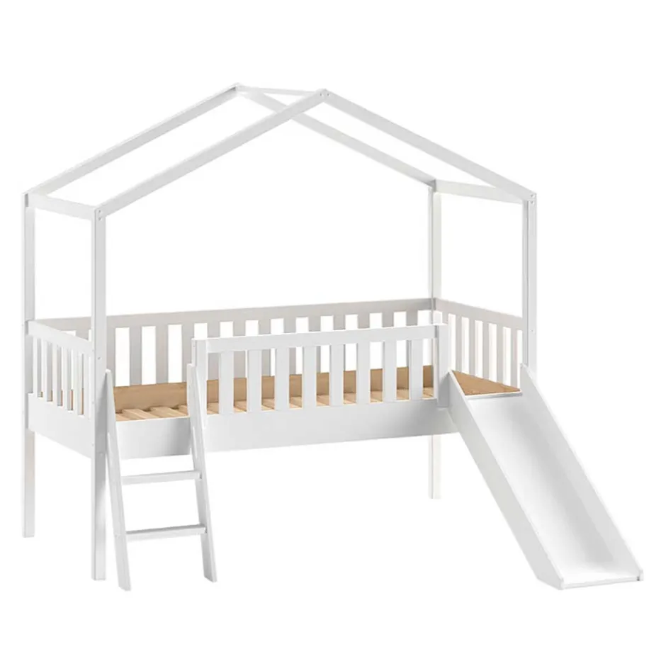 Kinderbetten|Kinderhochbetten*Pharao24 Kinderzimmerbett in Hausform Levirenas