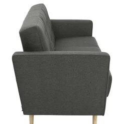 Polstermöbel|3 Sitzer Sofa*Pharao24 Klappcouch Anthrazit Loytima