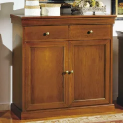 Massivholzmöbel|Küchenkommode*Pharao24 Klassische Dielen Kommode Sucrela