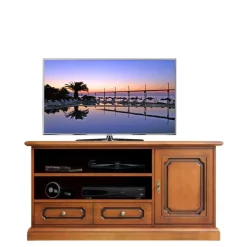 Pharao24 Klassischer Fernsehunterschrank Cadruna> Massivholz Tv Möbel|Fernsehtische