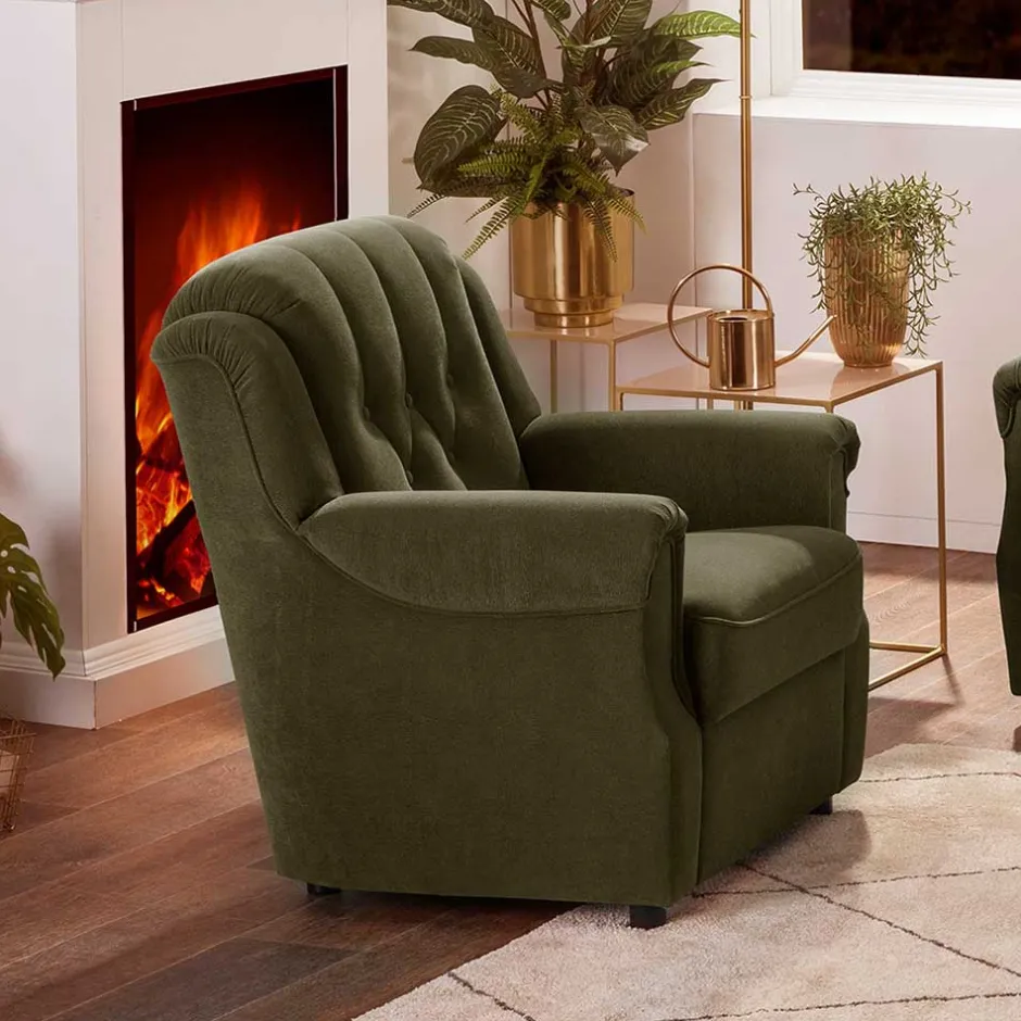 Wohnzimmer Sessel*Pharao24 Klassischer Polstersessel Borgetto