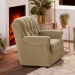 Pharao24 Klassischer Wohnzimmersessel Twinn> Wohnzimmer Sessel