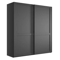 Pharao24 Kleiderschrank 2 Schiebetüren Hierro> Schiebetürenschränke|Kleiderschränke