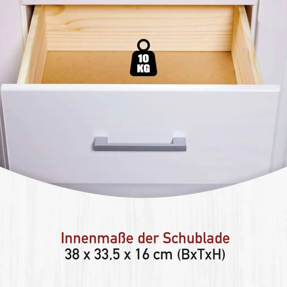 Pharao24 Kleiderschrank Aloisi> Drehtürenschränke|Massivholz Kleiderschränke