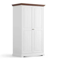 Pharao24 Kleiderschrank Asendra> Drehtürenschränke|Massivholz Kleiderschränke