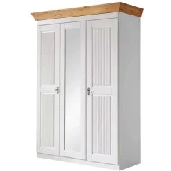 Pharao24 Kleiderschrank Bazna> Massivholzmöbel|Drehtürenschränke