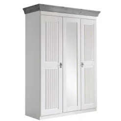 Pharao24 Kleiderschrank Benfitas> Drehtürenschränke|Massivholz Kleiderschränke