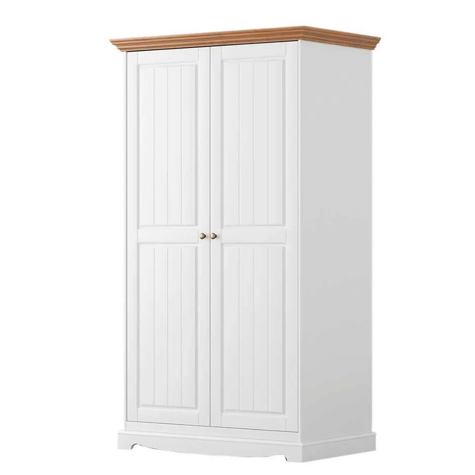 Massivholzmöbel|Massivholz Kleiderschränke*Pharao24 Kleiderschrank Corao