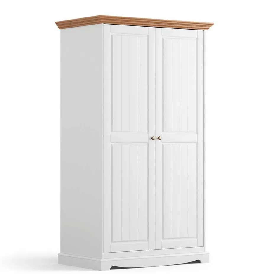 Massivholzmöbel|Massivholz Kleiderschränke*Pharao24 Kleiderschrank Corao