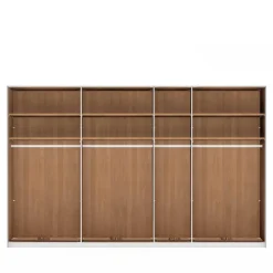 Drehtürenschränke*Pharao24 Kleiderschrank Eiche Bianco Tascan