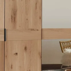 Drehtürenschränke*Pharao24 Kleiderschrank Eiche Bianco Tascan