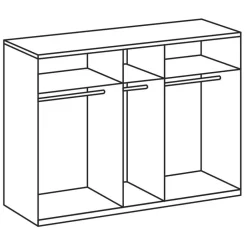 Drehtürenschränke*Pharao24 Kleiderschrank Emura