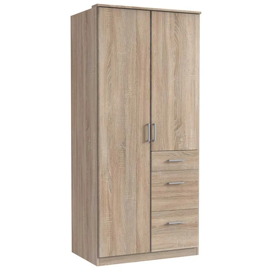 Jugendkleiderschrank|Drehtürenschränke*Pharao24 Kleiderschrank Estella